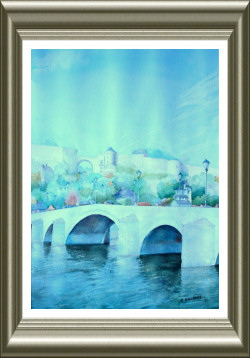 Aquarelle 2006 - Pont de jambes (Emile Wouters)