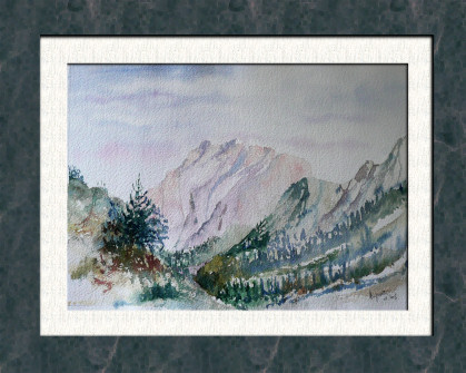 Aquarelle 2007 - La valle (Emile Wouters)