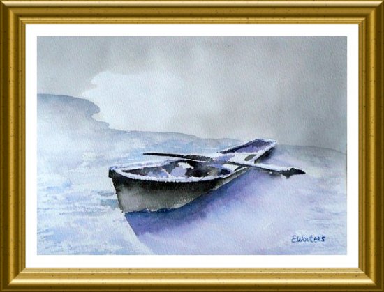 Repos hivernal - Aquarelle 2010 (Emile Wouters)