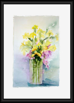 Aquarelle - Fleurs (Monique Dolimont)