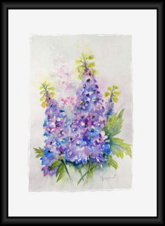 Aquarelle - Fleurs (Monique Dolimont)