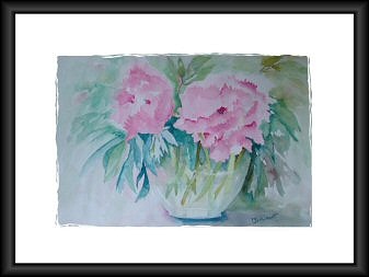 Aquarelle - Fleurs (Monique Dolimont)