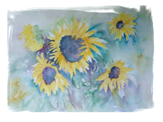 Aquarelle - Fleurs (Monique Dolimont)