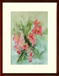 Aquarelle - Fleurs (Monique Dolimont)