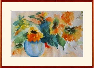 Aquarelle - Fleurs (Monique Dolimont)