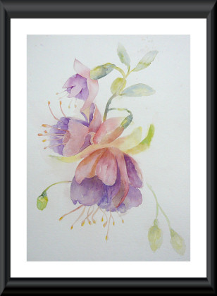 Aquarelle - Fleurs (Monique Dolimont)