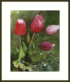 Aquarelle - Fleurs (Emile Wouters) 